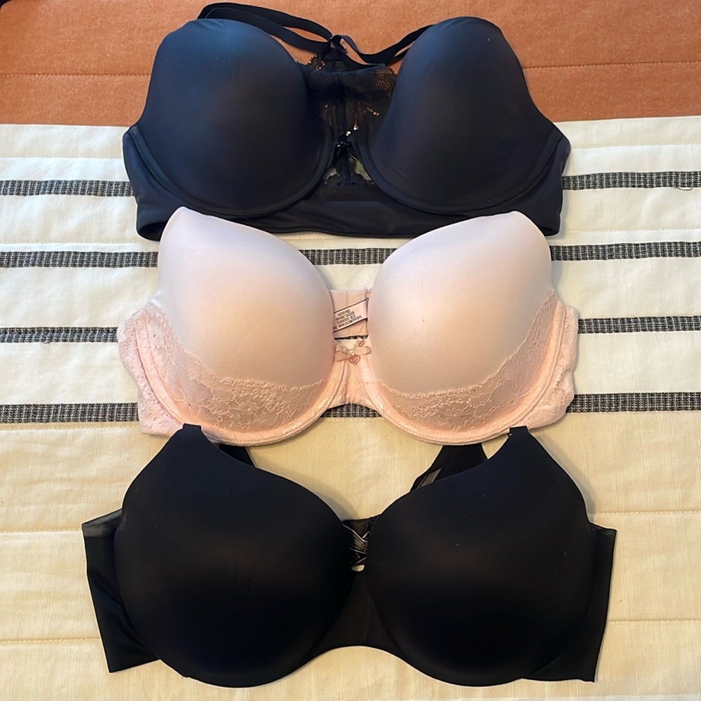 3 Victoria’s Secret bras - 36D